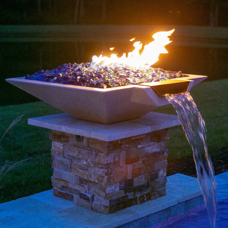 Square Fire/Water Bowls: Auto Ignition