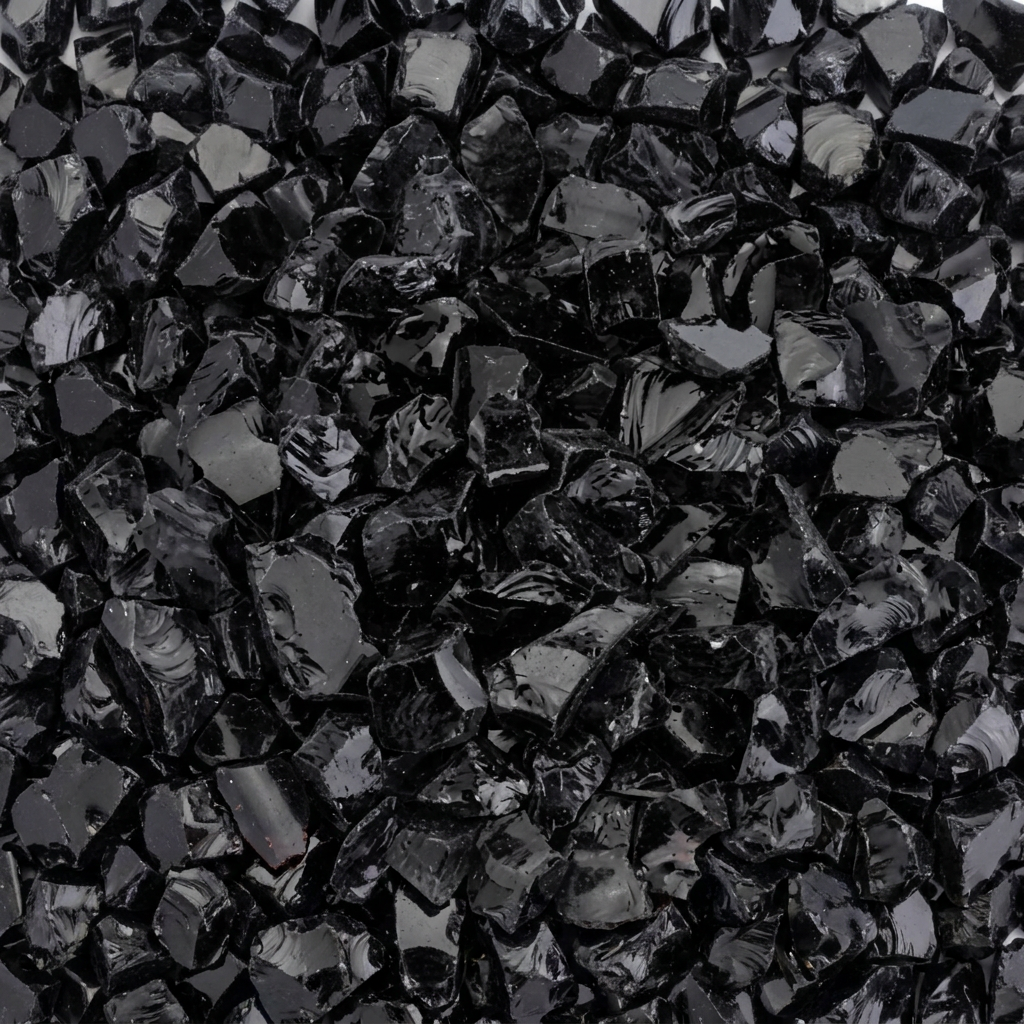 Fire Pit Glass — Onyx