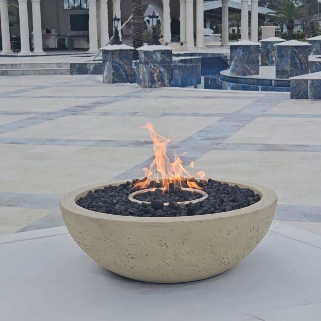 TessaRai Patio Fire Pit Kit in Beach Sand