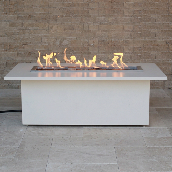 TessaRai 2-Piece Rectangle Fire Table Kit