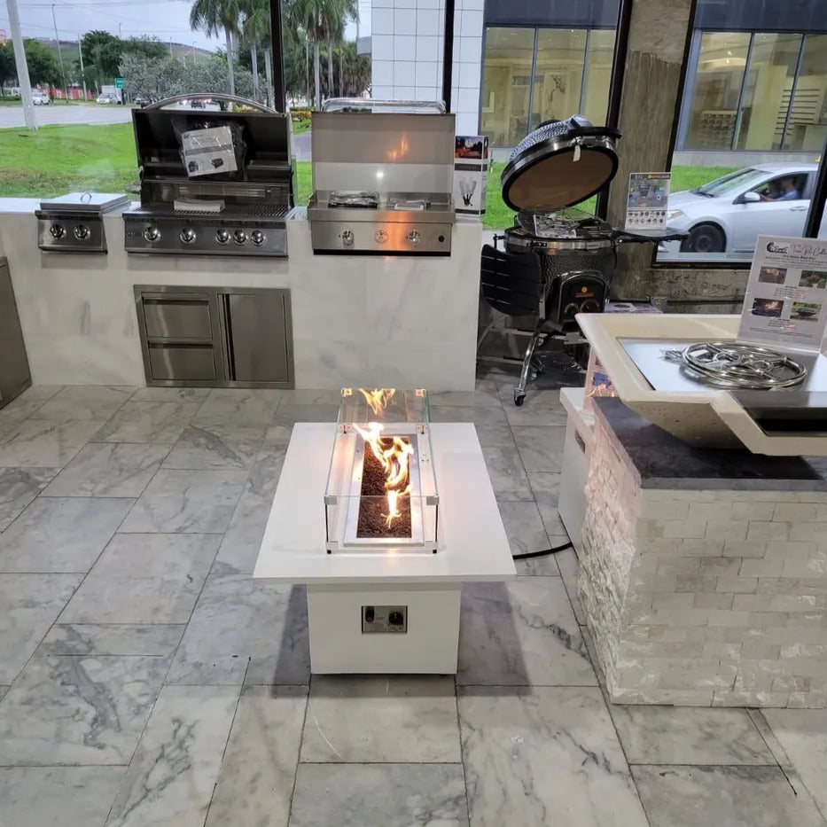 TESSARAI 2pc GFRC Fire Table
