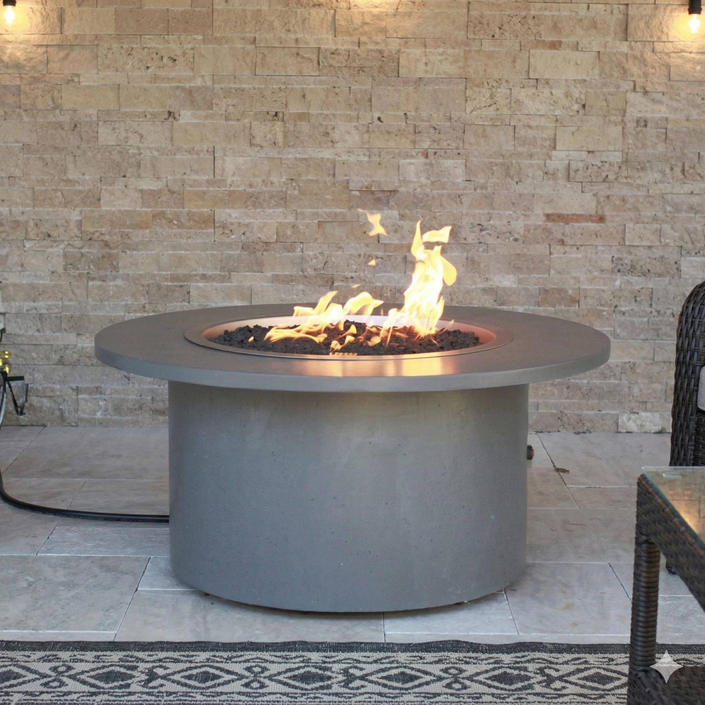 TESSARAI 2pc GFRC Fire Table