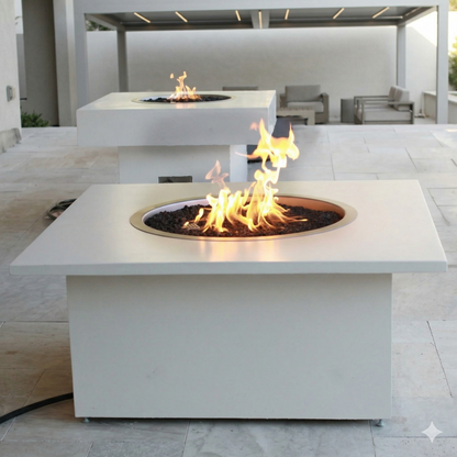 TESSARAI 2pc GFRC Fire Table