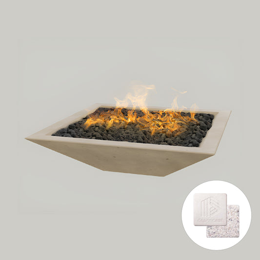 Square Oblique Fire Bowl