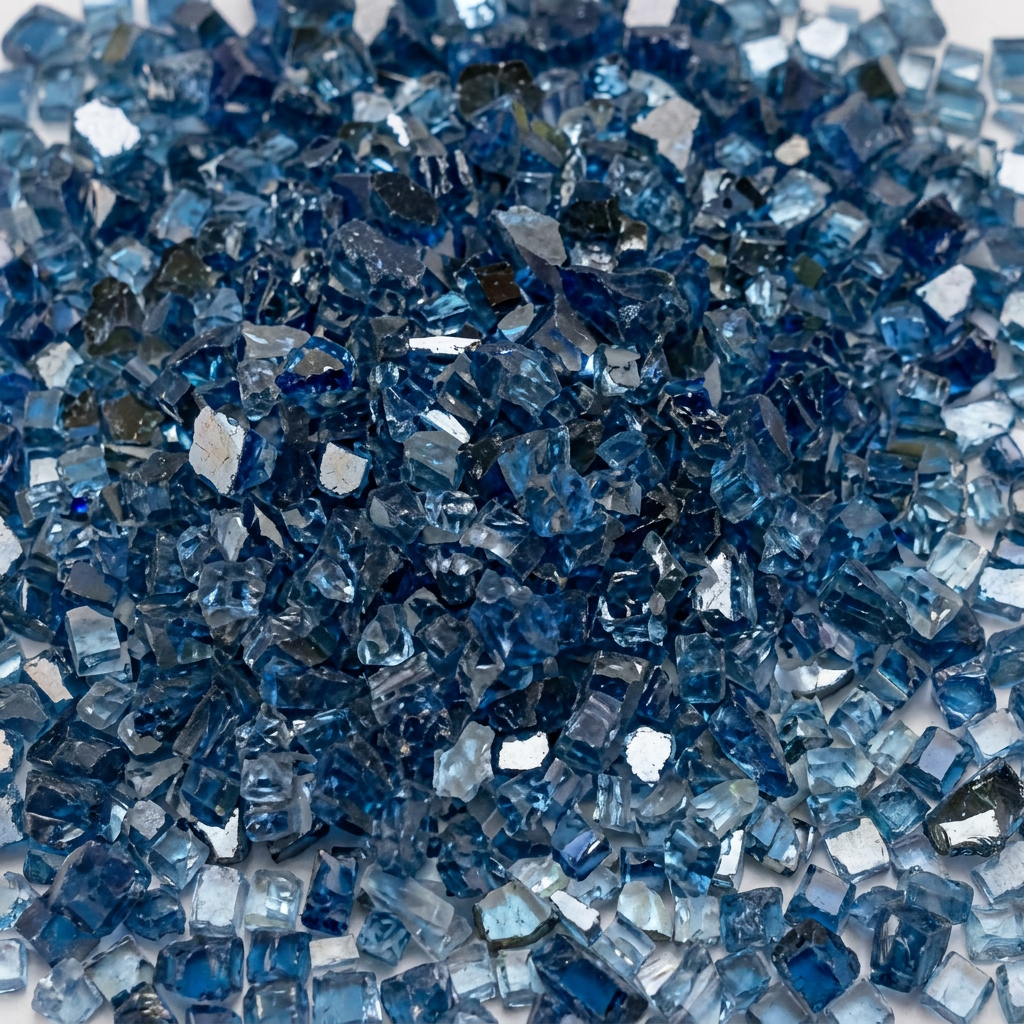 Classic Fire Glass — Pacific Blue