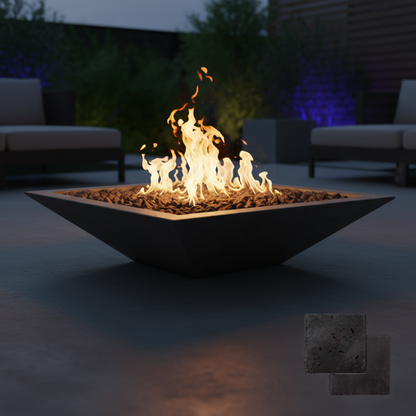 Square Oblique Fire Bowl without venting