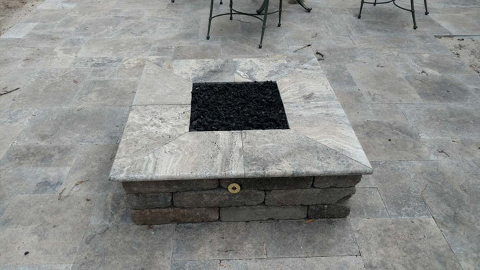 TessaRai Rectangle Fire Pit Kit